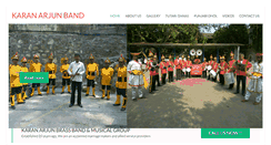 Desktop Screenshot of karanarjunband.com